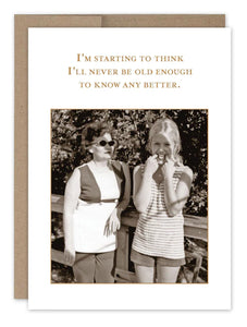 SMartin Birthday Card -Know Better