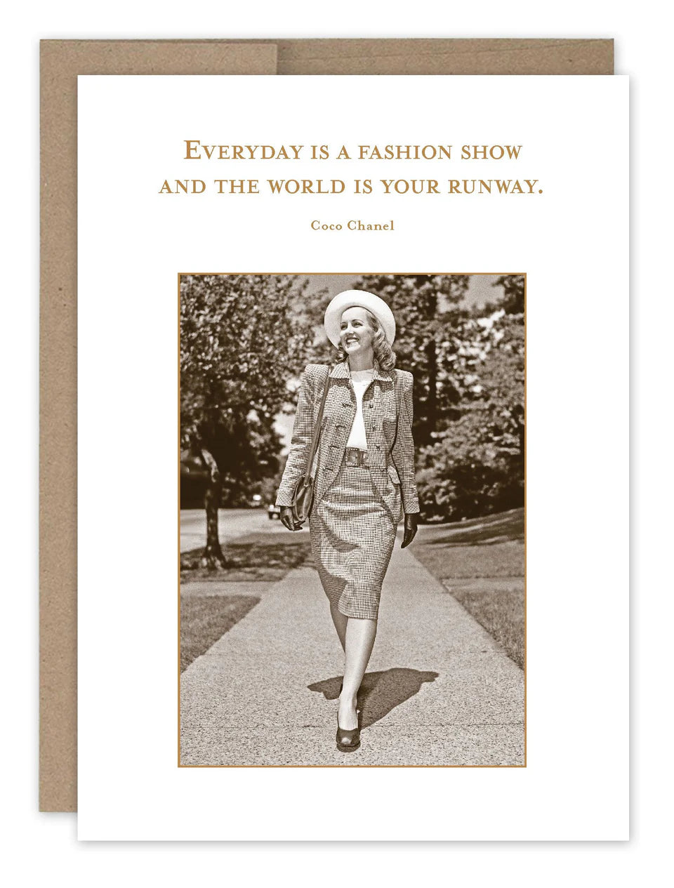 SMartin Birthday Card -Fashion Show
