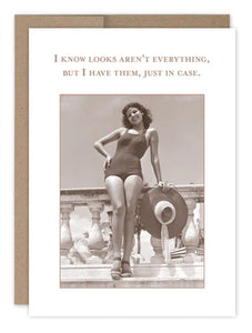 SMartin Birthday Card -Looks Aren't Everything