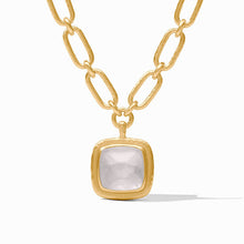 Load image into Gallery viewer, Julie Vos Sahara Statement Necklace -Iridescent Clear Crystal
