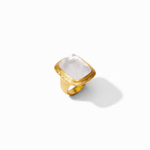 Load image into Gallery viewer, Julie Vos Sahara Stone Ring -Iridescent Clear Crystal
