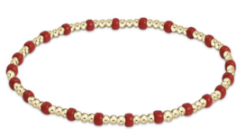 enewton Gameday Hope Sincerity Bracelet -Bright Red