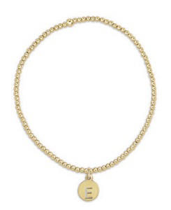 enewton Classic Gold Bead Bracelet - Respect Gold Small Disc