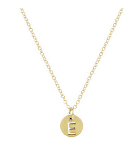 enewton 16" Gold Necklace - Respect Gold Small Disc