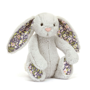 Jellycat Blossom Silver Bunny Bloom Little