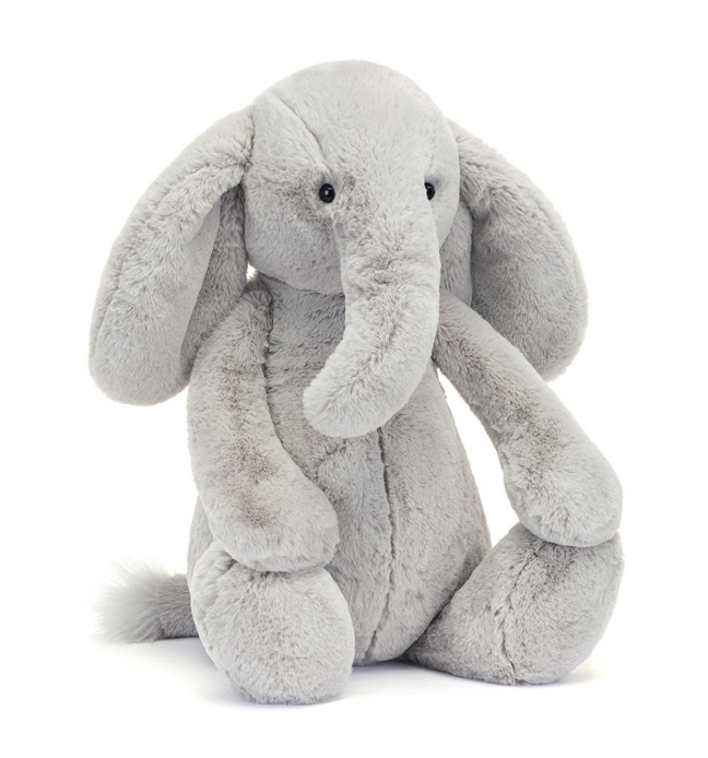 Jellycat Bashful Luxe Elephant Thuddeus Big