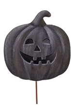 Load image into Gallery viewer, Black Terracotta Jack O Lanterns
