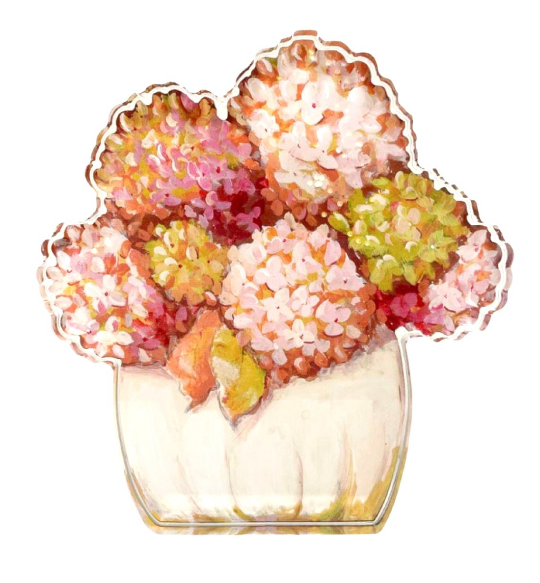 Acrylic Hydrangea Pumpkin