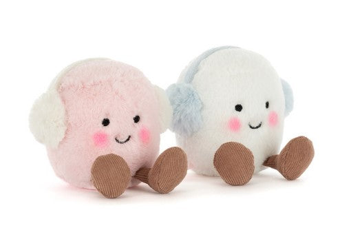 Jellycat Amuseable Toastie Pink and White Marshmallows