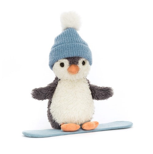 Jellycat Peanut Penguin Snowboarding
