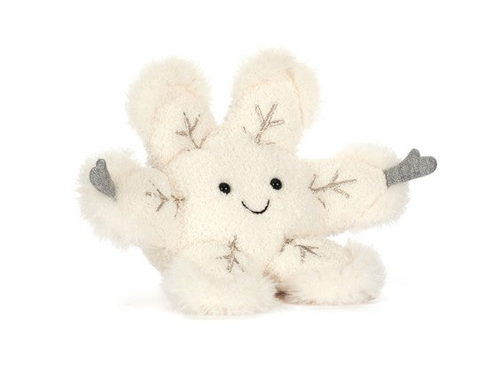 Jellycat Amuseable Snowflake w/ Silver Mittens
