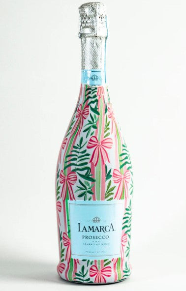 La Marca Bows of Joy Bottle Wrap