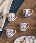 Load image into Gallery viewer, Blue &amp; White Mug
