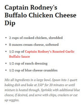 Load image into Gallery viewer, Captain Rodney's Roasted Garlic Buffalo Sauce
