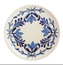 Load image into Gallery viewer, Blue &amp; White Floral Platter
