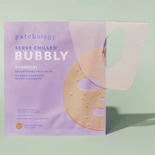 Load image into Gallery viewer, Patchology Serve Chilled Bubbly Brightening Hydrogel Facial Mask
