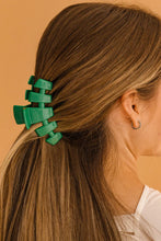 Load image into Gallery viewer, Teleties Classic Hair Clips -Shamrock Shimmer
