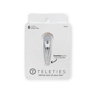 Teleties Snap Clip -Silver