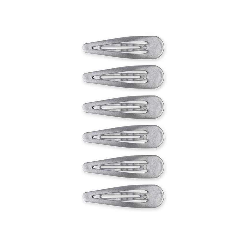 Teleties Snap Clip -Silver