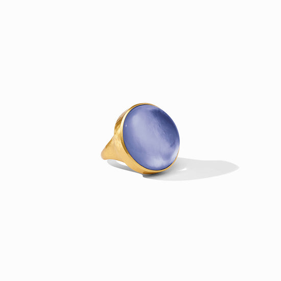 Julie Vos Solara Statement Ring -Iridescent Tanzanite Blue