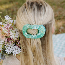 Load image into Gallery viewer, Teleties Flat Round Clip -Spring Splash
