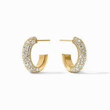 Load image into Gallery viewer, Julie Vos Gold Stardust Hoop
