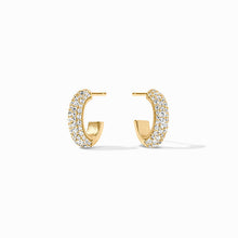 Load image into Gallery viewer, Julie Vos Gold Stardust Hoop
