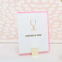 Load image into Gallery viewer, Paper Clip Everyday Card -Partner in Wine
