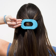 Load image into Gallery viewer, Teleties Flat Round Clips -Summer Sky
