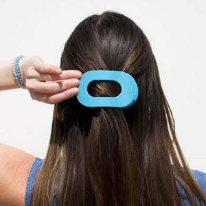 Teleties Flat Round Clips -Summer Sky