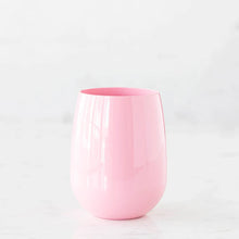 Load image into Gallery viewer, H&amp;C Stemless Wine Glass -Pink
