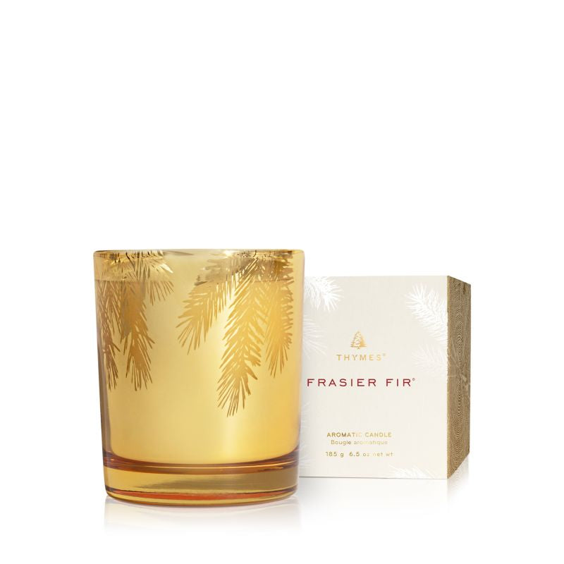 Thymes Frasier Fir Gold Pine Needle Candle