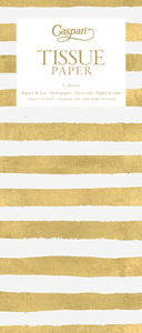 Tissue Paper -Painted Stripe Gold