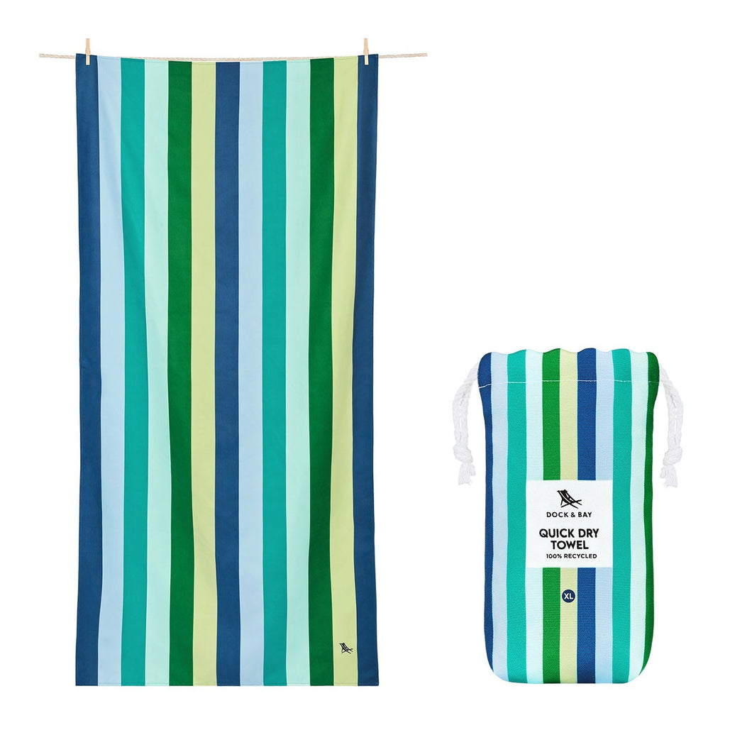 Quick Dry Towel -XL -Cool Lagoon