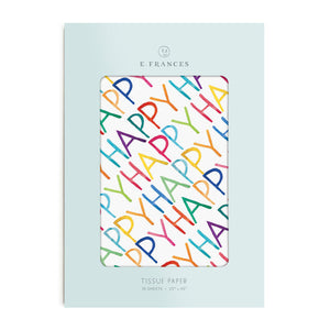 E Frances Tissue Paper -Very Happy