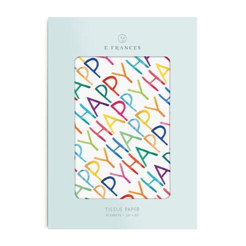 E Frances Tissue Paper -Very Happy