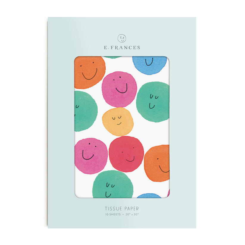 E Frances Tissue Paper -Smiley