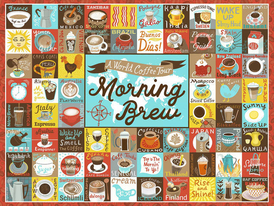 True South Morning Brew A World Coffee Tour Puzzle