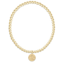 Load image into Gallery viewer, enewton ecollegiate classic gold 3mm bracelet -uga disc
