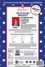 Load image into Gallery viewer, Blue Razz Rocket Cocktail Slush Mix
