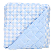 Load image into Gallery viewer, Tommy Lt Blue Quilted Play Mat
