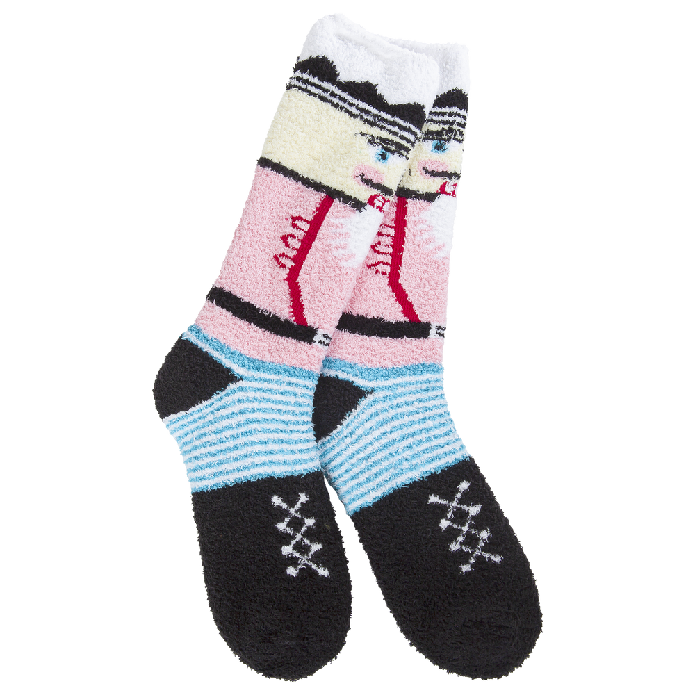 WS Socks Cozy Crew -Nutcracker