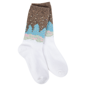 WS Socks Mini Crew -Whimsical Forest