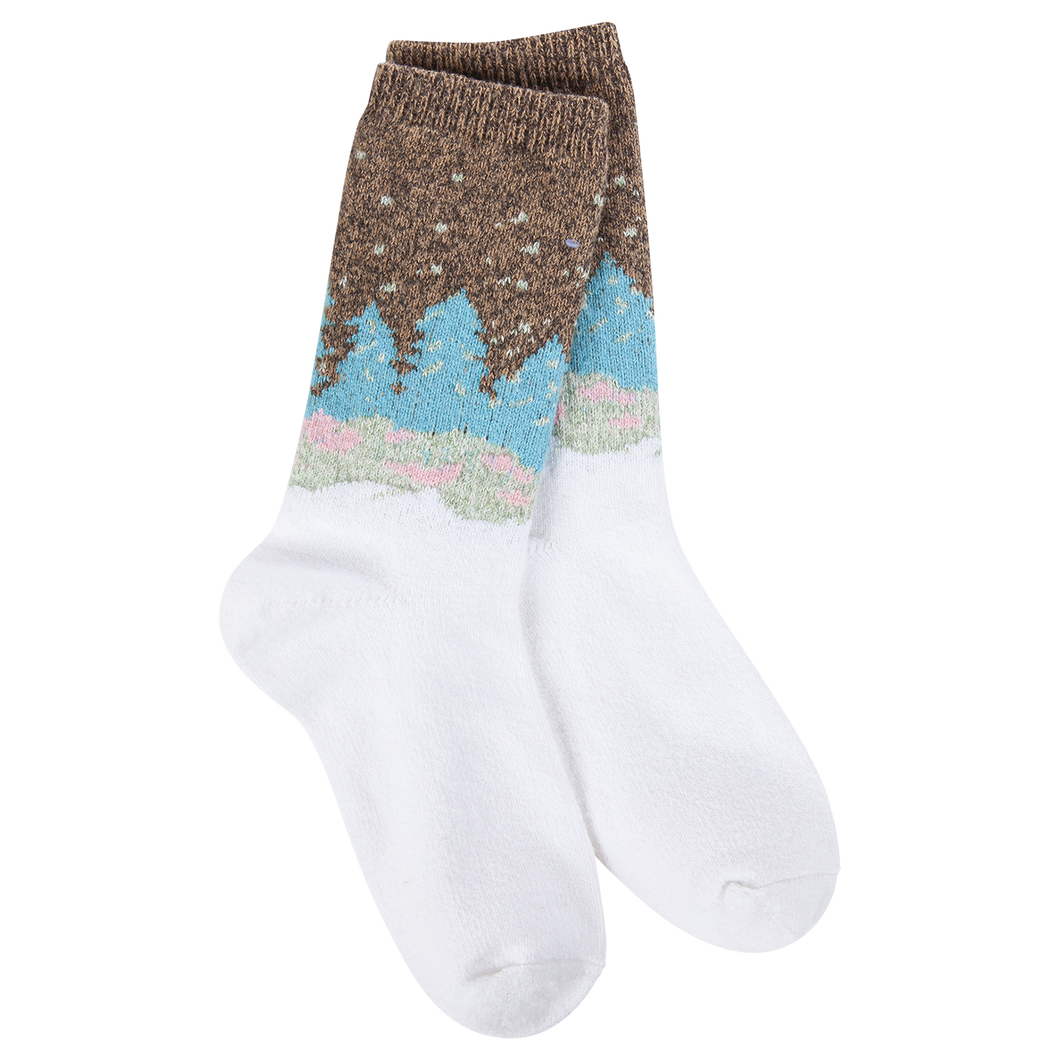 WS Socks Mini Crew -Whimsical Forest