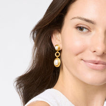 Load image into Gallery viewer, Julie Vos Wave Tier Earrings -Pearl
