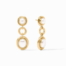 Load image into Gallery viewer, Julie Vos Wave Tier Earrings -Pearl
