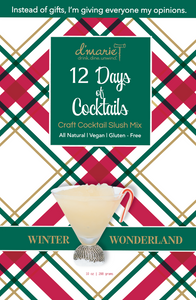 Christmas Cocktails Winter Wonderland Slush Mix