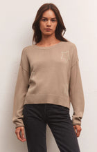 Load image into Gallery viewer, Z Supply Siena Open Star Sweater -Birch
