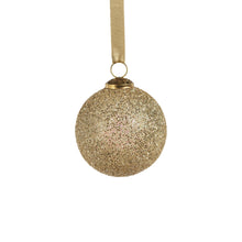 Load image into Gallery viewer, Gold Beaded Glass Ornament
