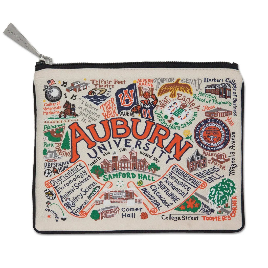 Collegiate Zip Pouch -Auburn